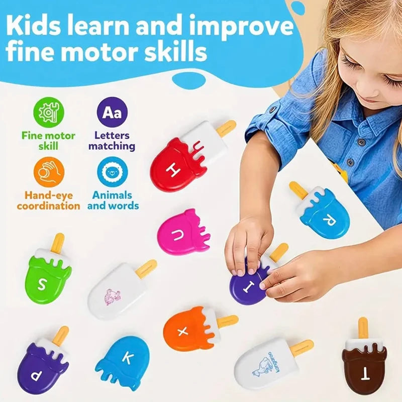 Colorful Ice Cream Learning Set
