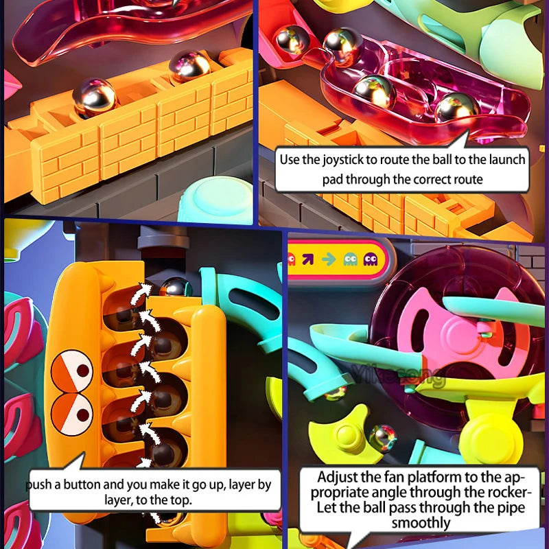 Multilayer Adventure Ball Track Game