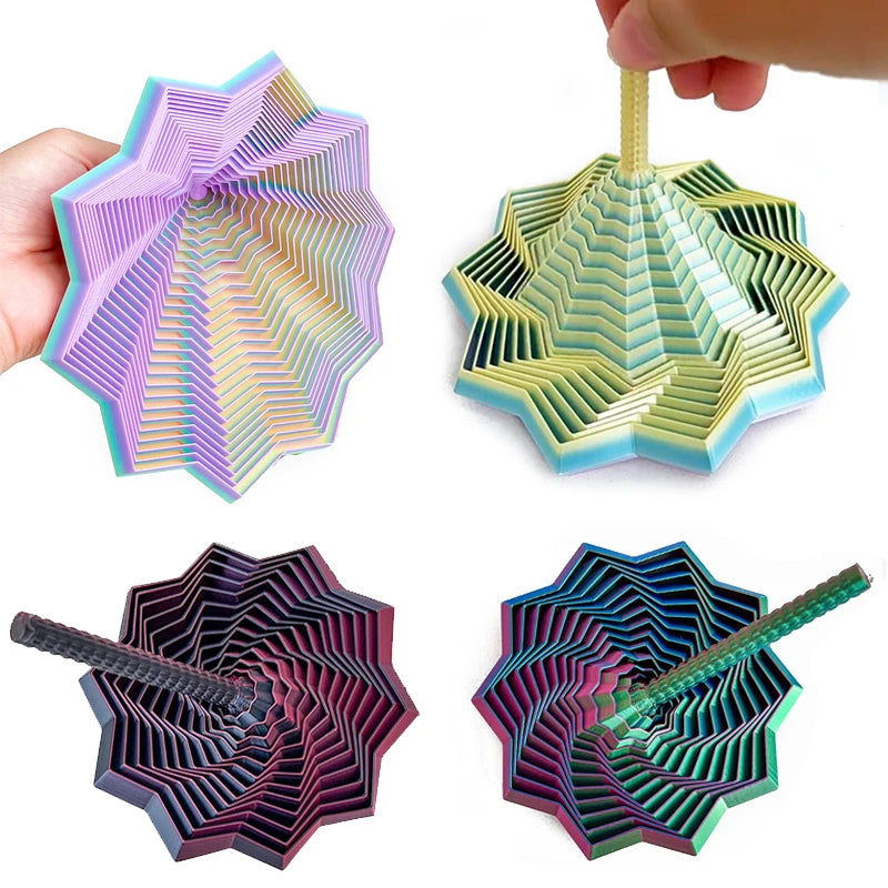 Spiral Sensory Fidget Star Toy