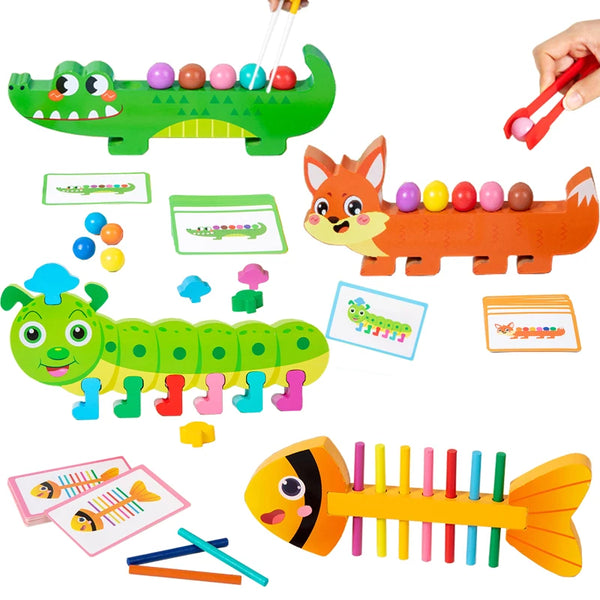 ColorMatch Animal Stack Toy