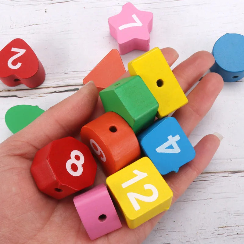 Classic Wooden Learning Clock
